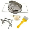 Honey Extraction Kit Double Sieve Honey Strainer, Frame Holder, Honey
