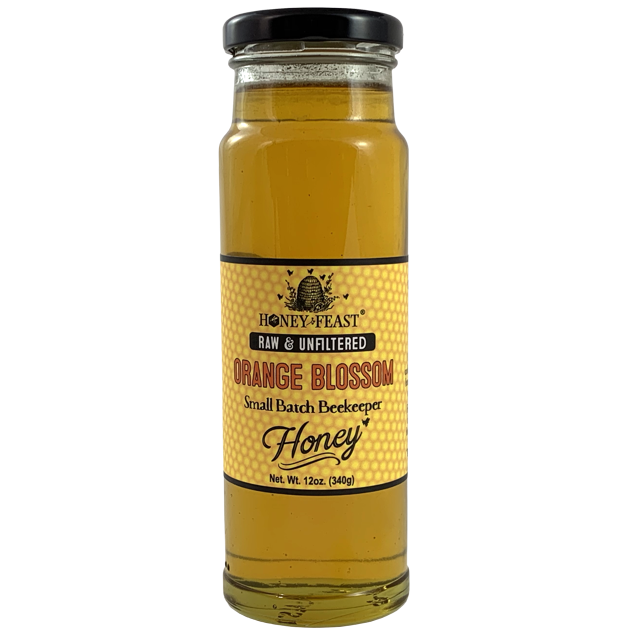 Honey Feast Orange Blossom Honey 12oz