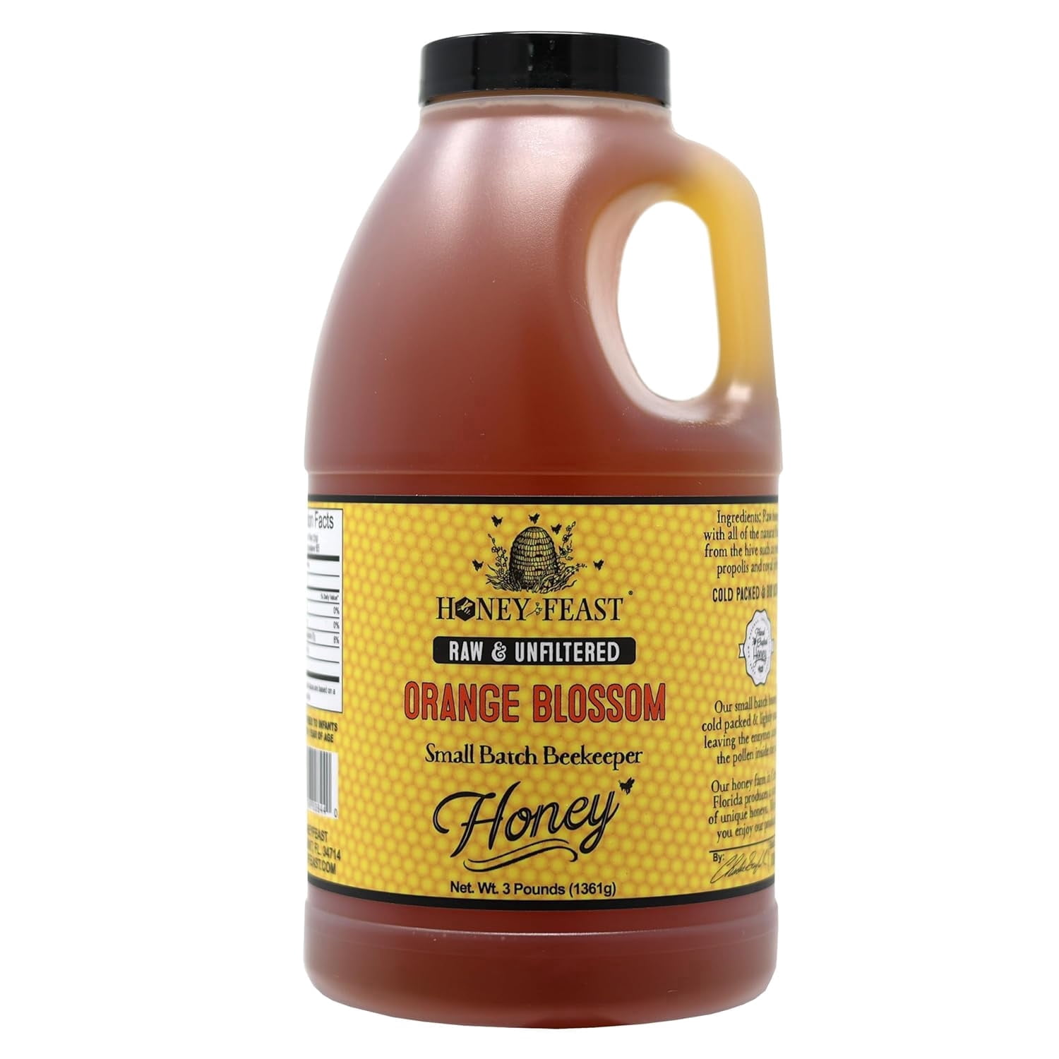 Honey Feast Orange Blossom Honey 3lb