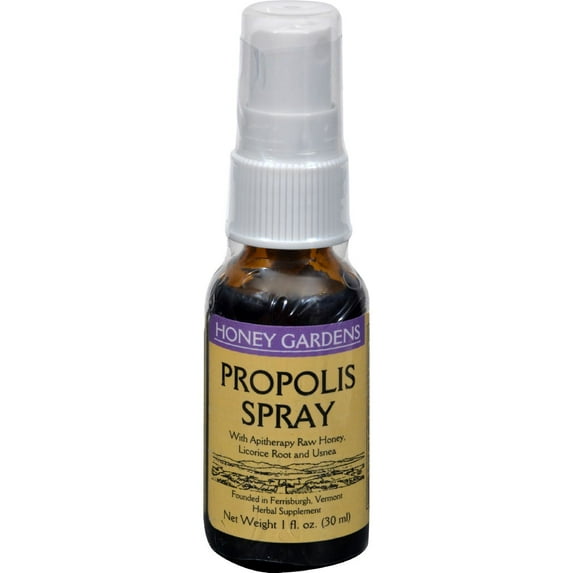 Honey Gardens Propolis Spray, Support Immune Health Herbal Supplement, 1oz