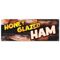 thumbnail image 1 of Honey Glazed Ham | 18" X 48" Banner | Outdoor Vinyl Sign With Grommets | Baked Advertising Displays | Made in The USA, 1 of 4