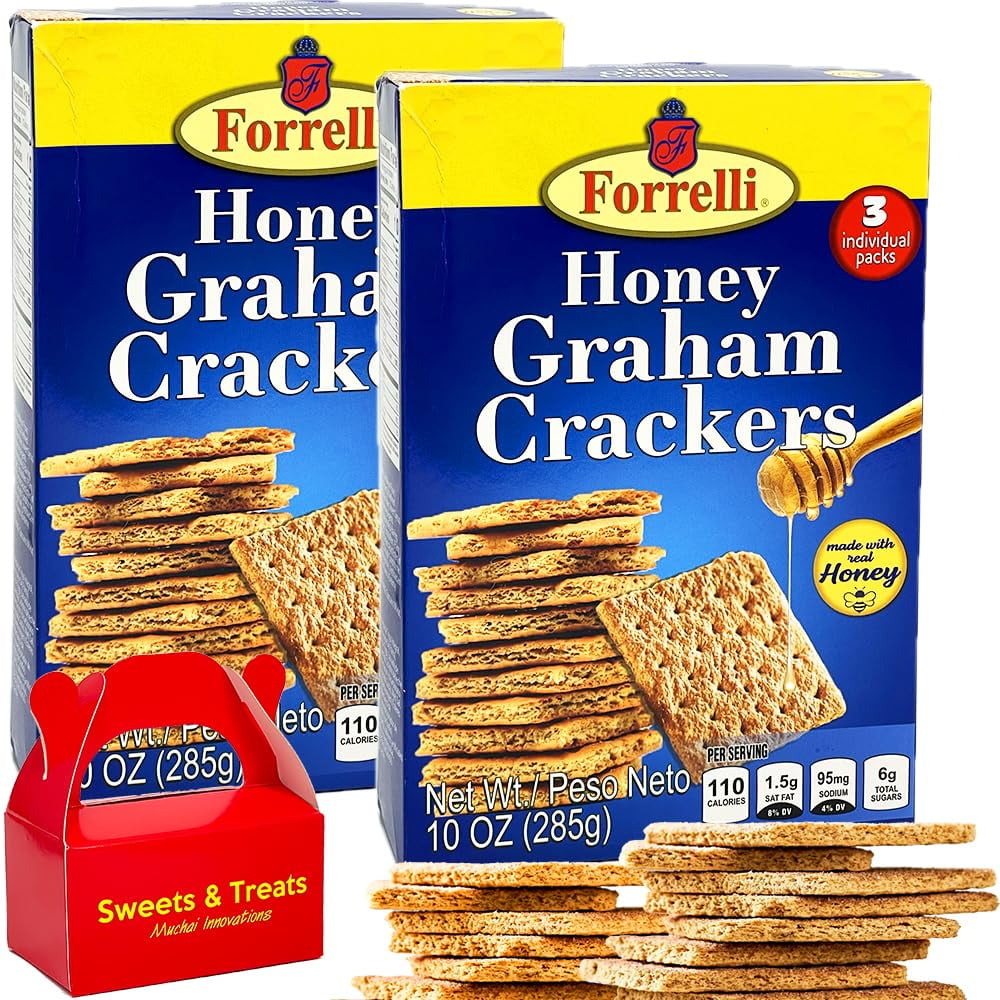 Honey Honey Graham Crackers BDF6 Made w/ Real Cheese Kids Adults