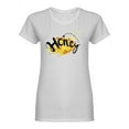 thumbnail image 1 of Honey  Graphic Shaped T-Shirt Women -Image by Shutterstock, Female XX-Large, 1 of 2