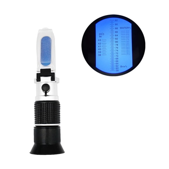 Honey Handheld Refractometer 58-90% Sugar Beekeeping ATC Refraction Sweetness Concentration Meter ,Instant Results