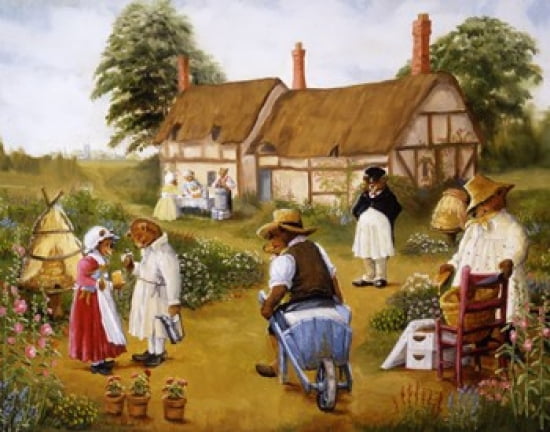Honey Harvest Canvas Art - Joseph Holodook (20 x 16)
