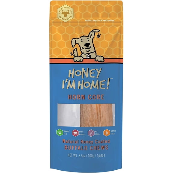 Honey I'm Home Horn Core Hard Buffalo Marrow Dog Chew (1 Piece)