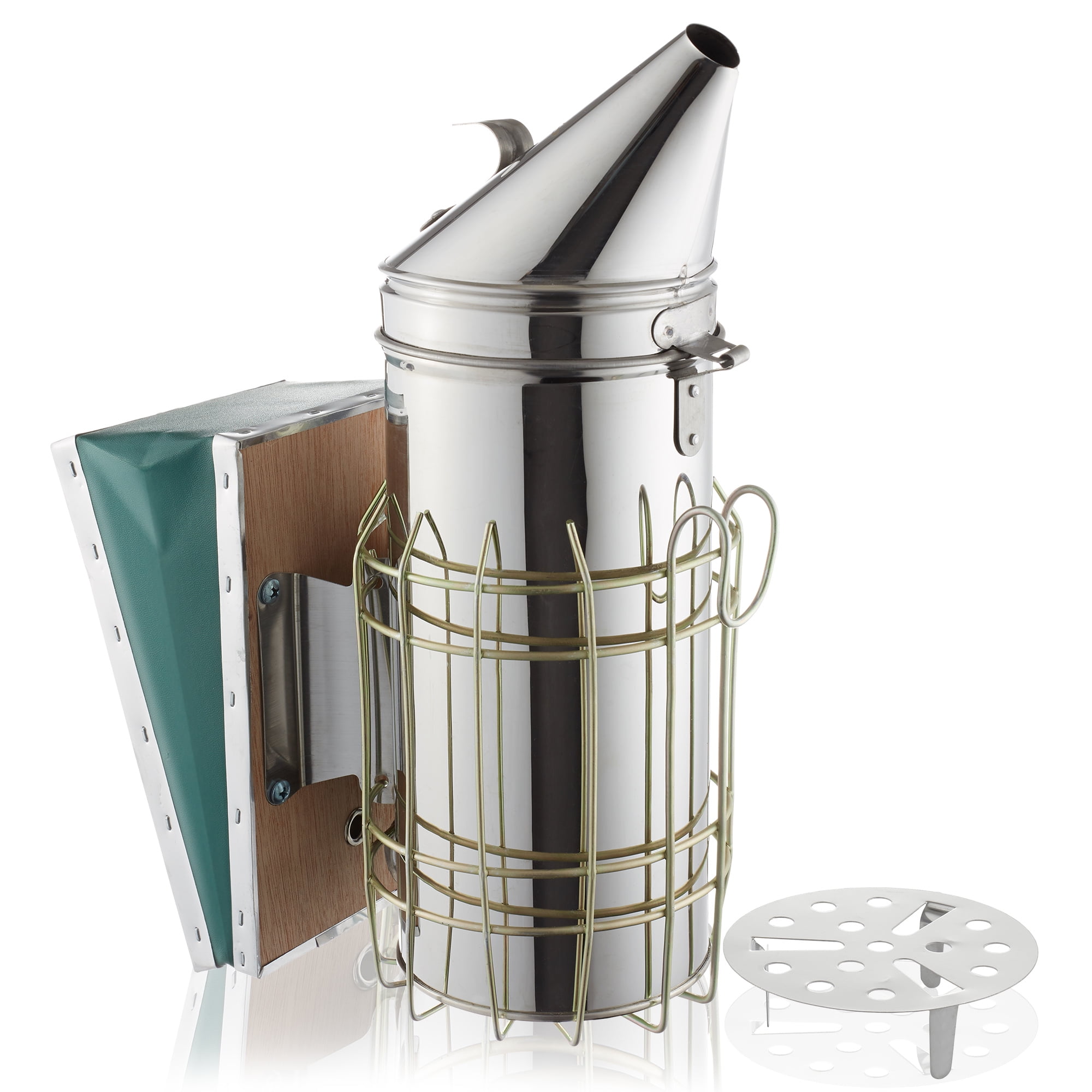 Honey Keeper 12-1/2 inch Bee Hive Smoker, Stainless Steel with Heat ...