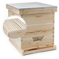 thumbnail image 1 of Honey Keeper Beehive 20 Frame Complete Box Kit (10 Deep and 10 Medium) with Metal Roof for Langstroth Beekeeping, 1 of 7