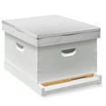 thumbnail image 1 of Honey Keeper Beginner Beehive Kit, Fully Assembled and Painted Hive Body 10 Frame Starter Set - White, 1 of 6