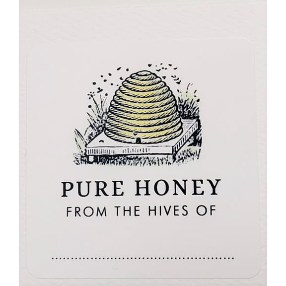 Honey Label Sq 24