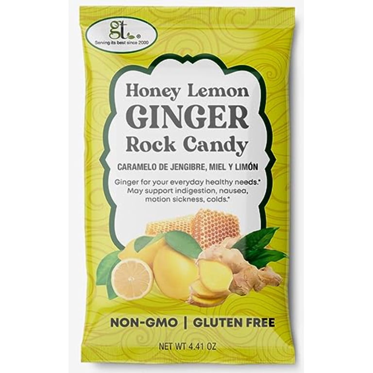 The Nile Sweets Honey Lemon Ginger Hard Candy, Rock Candy Drops
