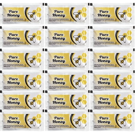 Honey Lover’s Gift Pack – 40 Individual Packets of Pure Honey – Perfect for Tea, Coffee, Travel, and Snacking, Single Serve Packet