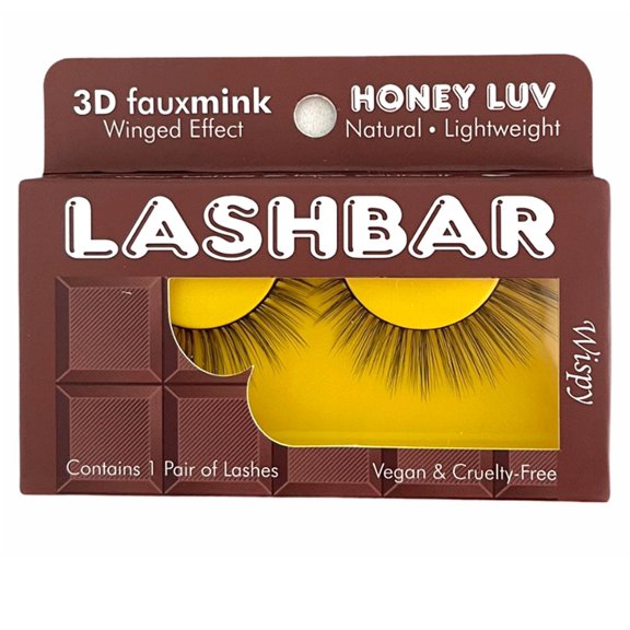 Honey Luv 3D Fauxmink False Strip Eyelashes