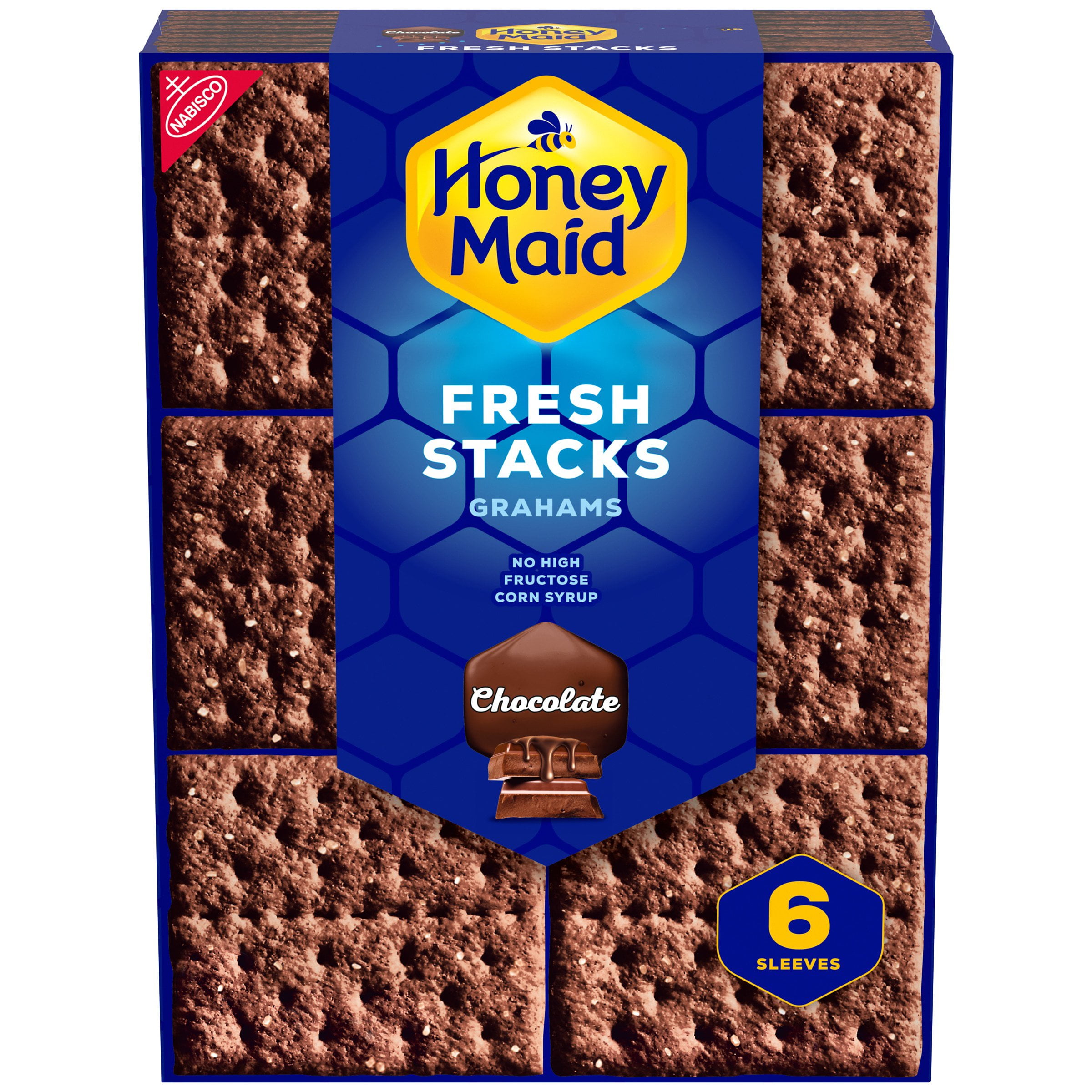 Honey Maid Fresh Stacks Grahams Crackers - Chocolate, 12.2 oz (Package May Vary)