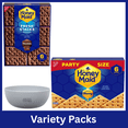 thumbnail image 1 of Honey Maid Graham Crackers Party Size 28.8 oz & Chocolate Fresh Stacks Graham Crackers 12.2 oz Variety Pack Bundle with Free Bowl by OMA, 1 of 5