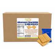 Graham Crackers, Portion Packaged in Twin Packs (40/2packs, 80 crackers total), by Dasher's Spice & Beans