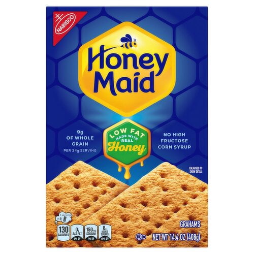 Honey Maid Graham Honey Low Fat 14.4 oz