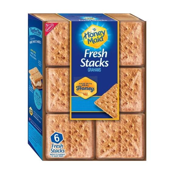 Honey Maid Honey Graham Crackers Fresh Stacks, 12.2 oz (Pack of 4)