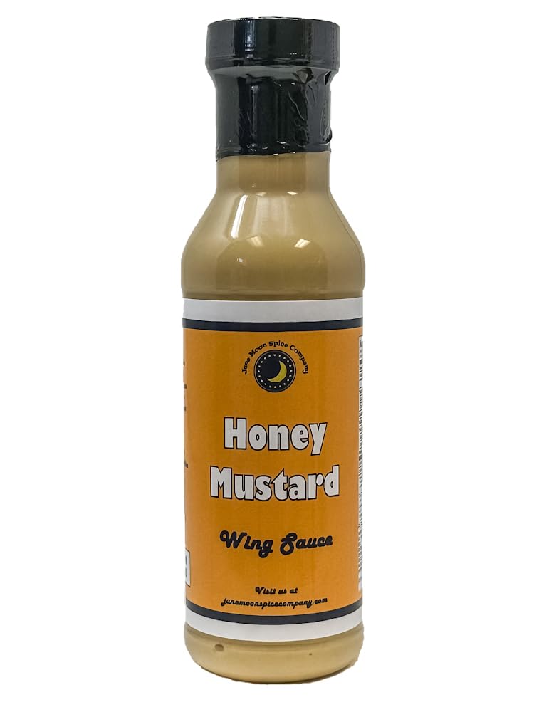 Honey Mustard Wing Sauce Premium Crafted in Small Batches by June