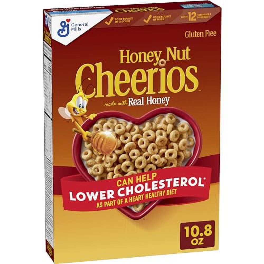 Honey Nut Cheerios Cereal, Limited Edition Happy Heart Shapes, Heart ...