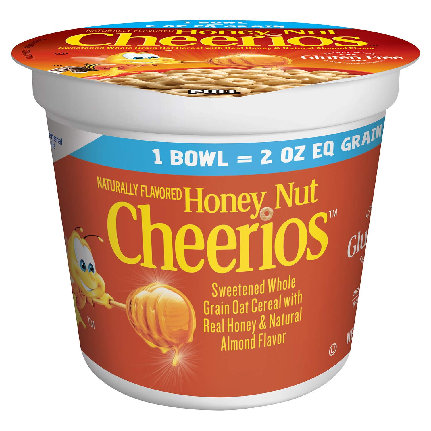 Honey Nut Cheerios Cup Cereal, 2 Oz (Pack Of 60) - Walmart.com