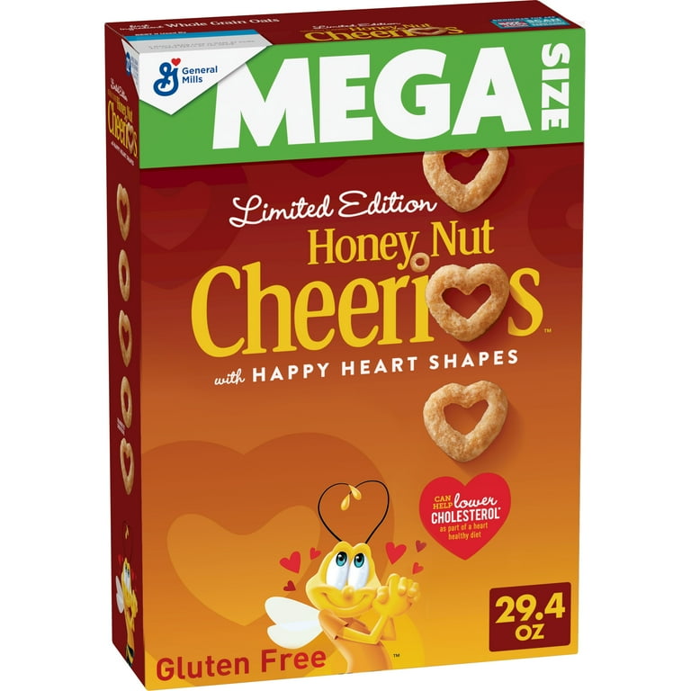 General Mills Cheerios Honey Nut Cereal Large Size, 15.4 oz - The