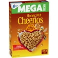 Honey Nut Cheerios Heart Healthy Gluten Free Breakfast Cereal, Mega