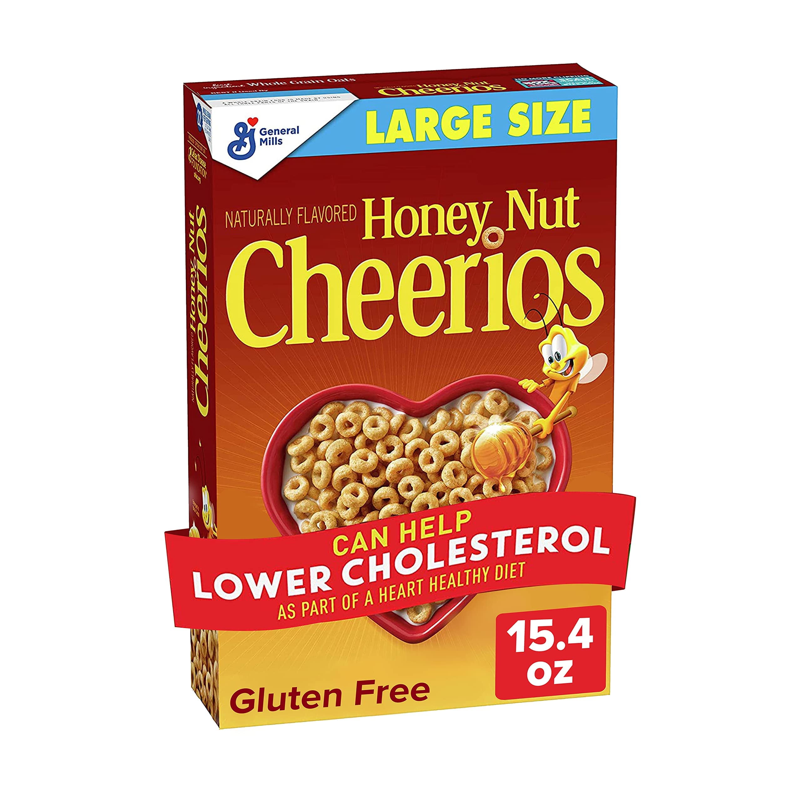 Honey Nut Cheerios, Whole Grain Cereal, Guardians Of The Galaxy Vol. 3 Special Edition, Large Size Cereal, 15.4 Oz