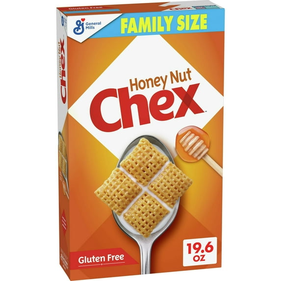 Honey Nut Chex Cereal Family Size, 19.6 OZ Pack of 2