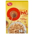 thumbnail image 1 of Honey Ohs! Sweetened Instant Cold Breakfast Honey Cereal, 14 oz, Shelf Stable Cardboard Box, 1 of 5