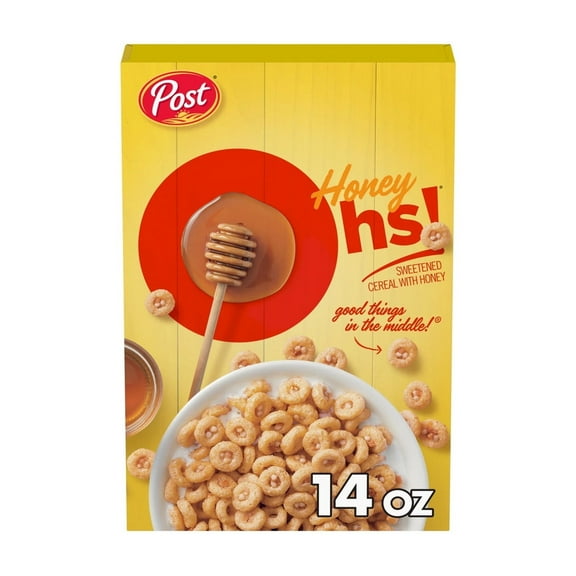 Honey Ohs! Sweetened Honey Cereal 14 oz (Pack of 12)