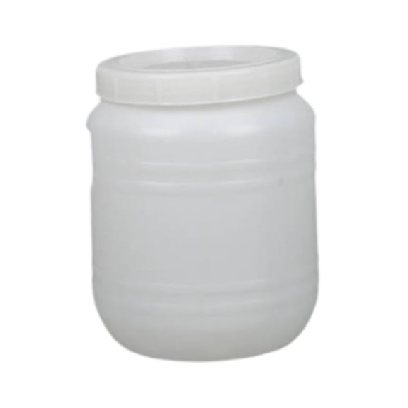Honey Pail Multipurpose Barrel Food Storage Container Lightweight Plastic with Lid for Indoor Outdoor Pet Food Pantry