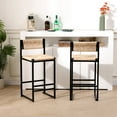 thumbnail image 1 of Honey Paper Rope Weave Bar Stools Of 2, Modern Design For Kitchen Island & Counter Stools, And Fashion-forward Homes, 1 of 7