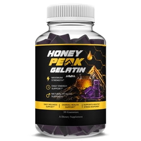 Honey Peak Gelatin Daily Support, HoneyPeak Maximum Strength (30 Gummies)