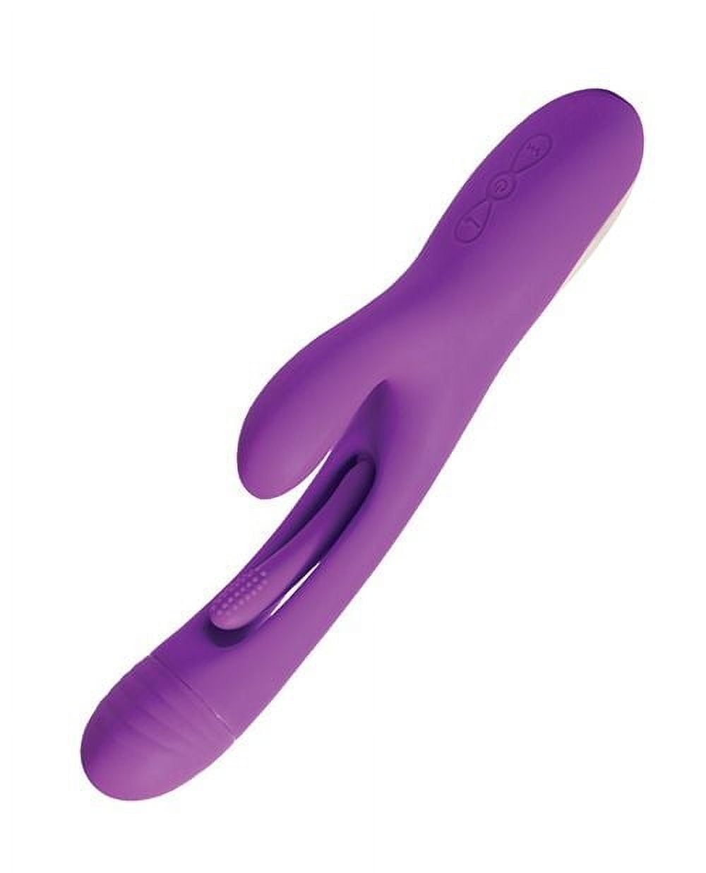 Honey Play Box Bora Tapping Rabbit Vibrator, Purple