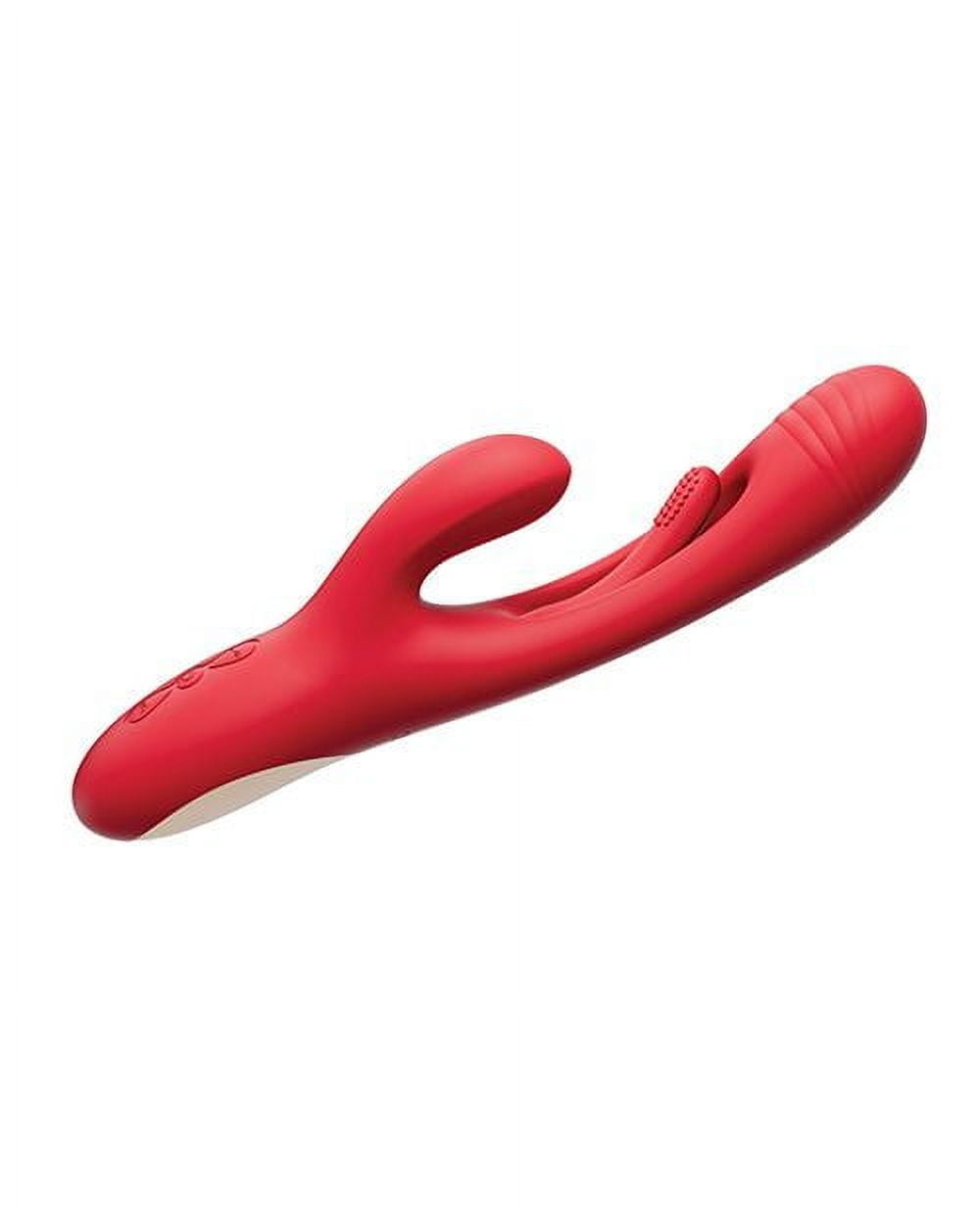 Honey Play Box Bora Tapping Rabbit Vibrator, Red