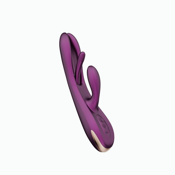 Honey Play Box Terri Kinky Finger Tapping Rabbit Vibrator with App Controlled, Purple