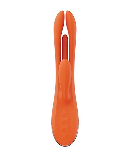 Honey Play Box Terri Kinky Finger Tapping Rabbit Vibrator with App  Controlled, Orange
