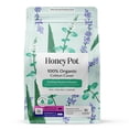 thumbnail image 1 of Honey Pot 100% Organic Cotton Cover Cooling Regular Overnight Duo Pads, 16 Count, 1 of 11