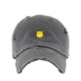 thumbnail image 1 of Honey Pot Vintage Baseball Cap Embroidered Cotton Adjustable Distressed Dad Hat Dark Grey, 1 of 1