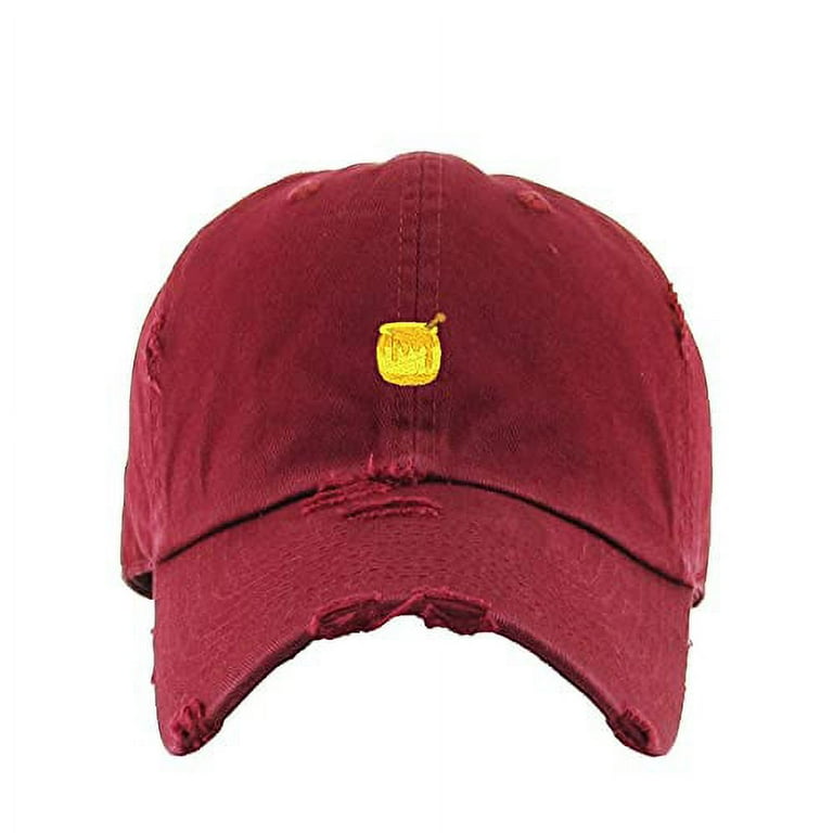Maroon dad hat hotsell