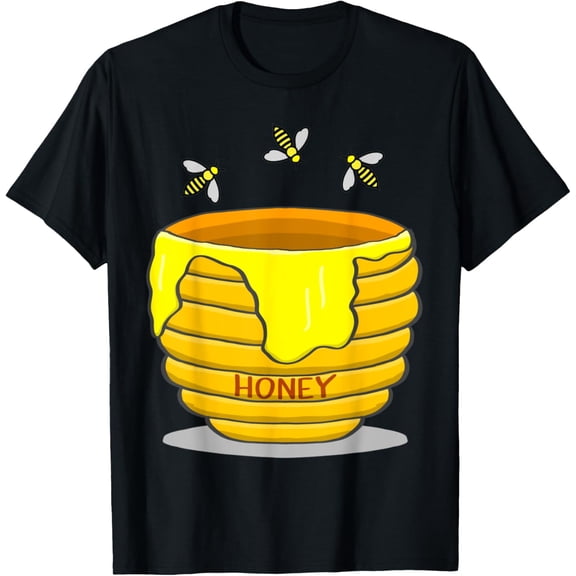 Honey Pot With Honey Bees T-Shirt