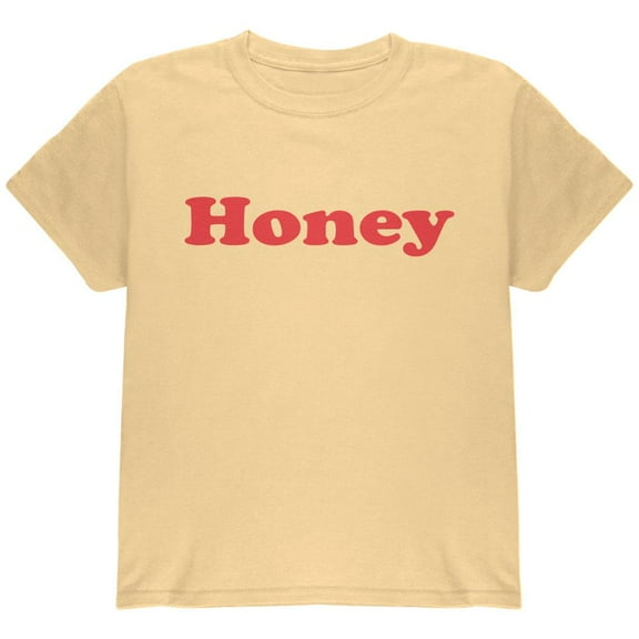 Honey Retro Seventies 70's 70s Youth T Shirt Yellow Haze YXL
