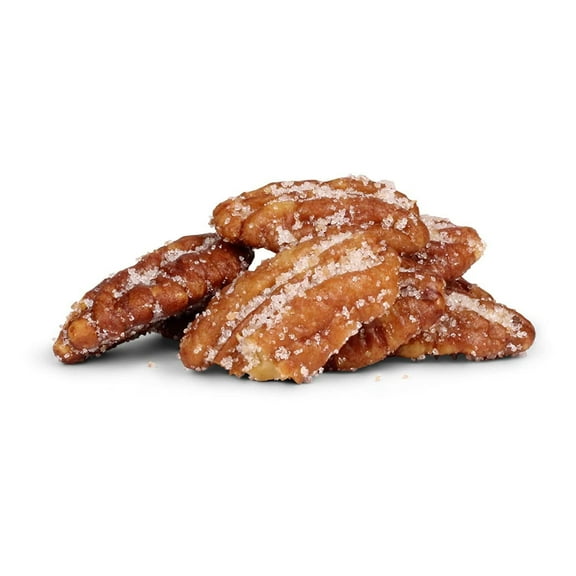 BBQ Honey Roasted Pecans by It's Delish, 2 lbs Bulk Gourmet Pecan Nuts in Honey Sugar Coating and Barbecue Seasoning, Sweet & Savory Nut Snack - Vegan, Kosher Parve