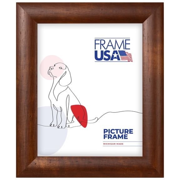Honey Rounded Brown 23x35 Inch Picture Frame
