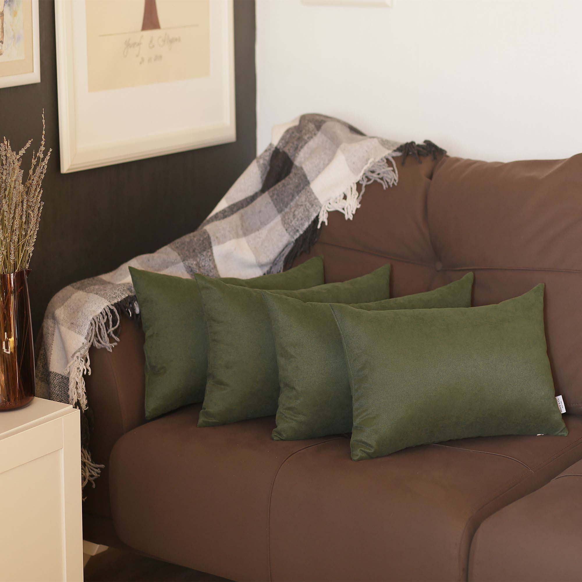 Fern green throw pillows online