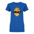 thumbnail image 1 of Honey   Shaped T-Shirt Women -Image by Shutterstock, Female Small, 1 of 2