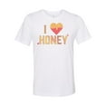 thumbnail image 1 of Honey Shirt, I Love Honey, Honey Farmer, Bee Farmer Shirt, Bee Hive Shirt, Honey Gift, Bee Farmer Gift, Unisex Fit, Nector, Sublimated, Bees, White, 2XL, 1 of 1