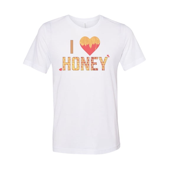 Honey Shirt, I Love Honey, Honey Farmer, Bee Farmer Shirt, Bee Hive Shirt, Honey Gift, Bee Farmer Gift, Unisex Fit, Nector, Sublimated, Bees, White, 2XL