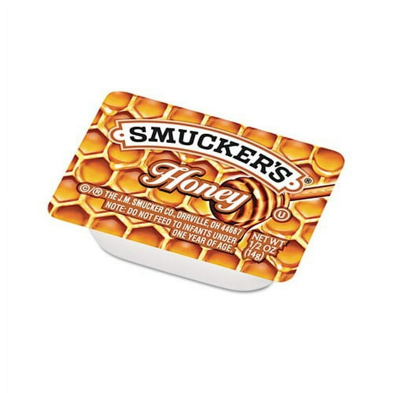 Smucker's Honey, Single Serving Packs,0.5 oz, 200/Carton Smucker's Honey, Single Serving Packs,0.5 oz, 200/Carton